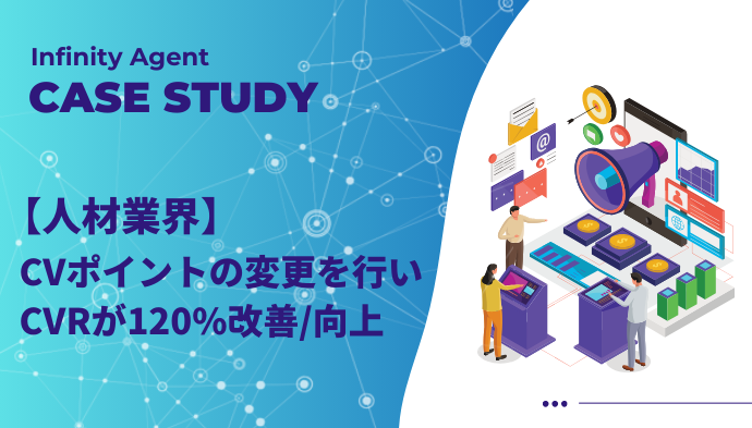 【人材業界】CVポイントの変更により、獲得率が120%改善！