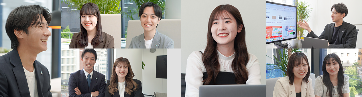 若手社員たちの写真